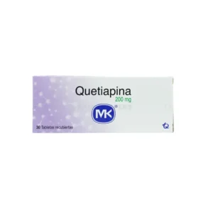 Quetiapina 200 Mg X 30 Tabletas MK