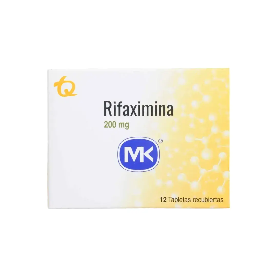 Rifaximina 200 Mg 12 Tabletas Rec Mk