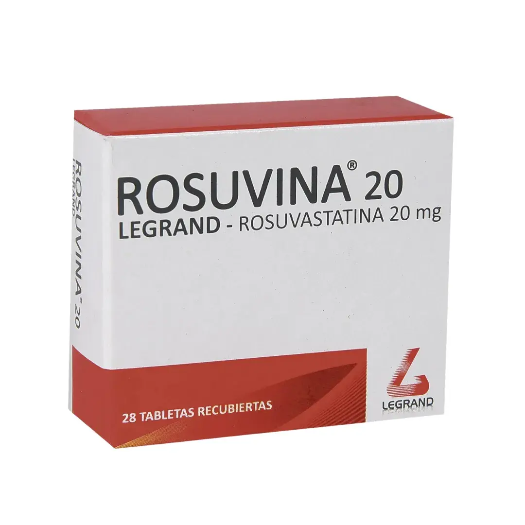 Rosuvina 20 Mg 28 Tabletas