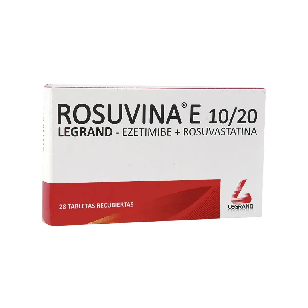 Rosuvina E 10/20 Mg 28 Tabletas