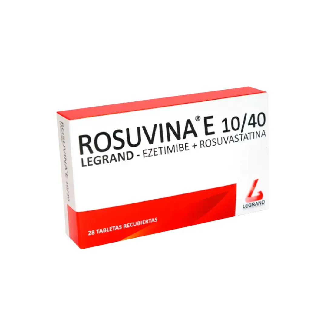 Rosuvina E 10/40 Mg 28 Tabletas