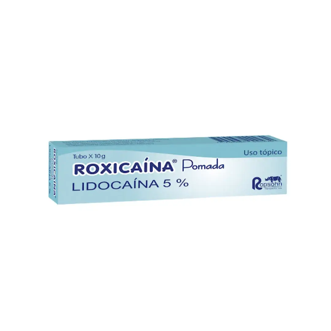 Roxicaina Lidocaina Pomada X 10 Gr