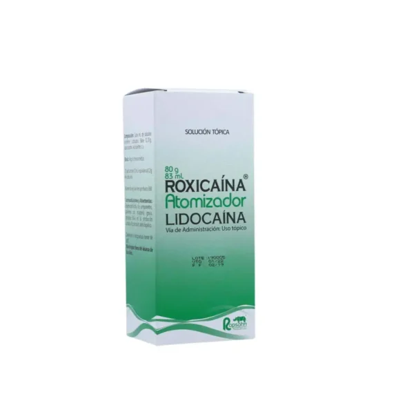 Roxicaina Lidocaina Spray 83 Ml