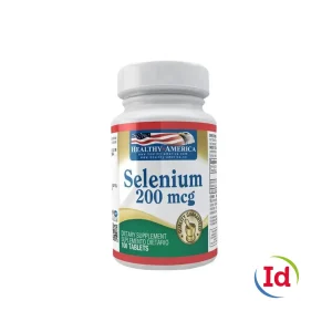 Selenium 200MCG Healthy America X 100 Tabletas