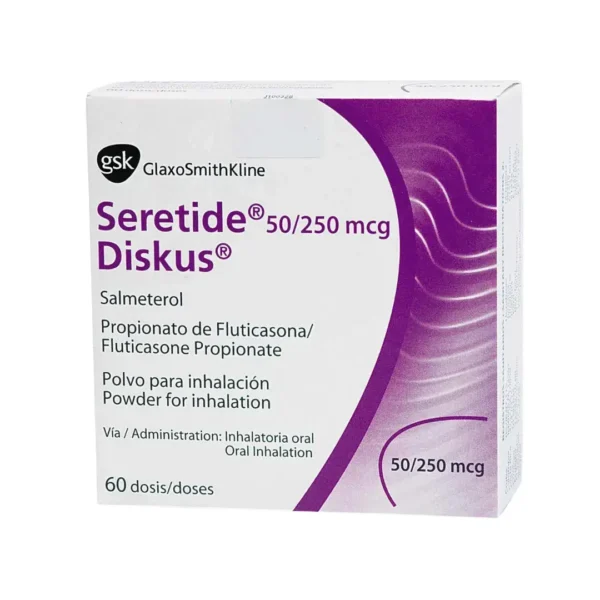 Seretide D Fluticasona + Salmeterol Suspensi?n Para Inhalaci?n 50/250 Mcg