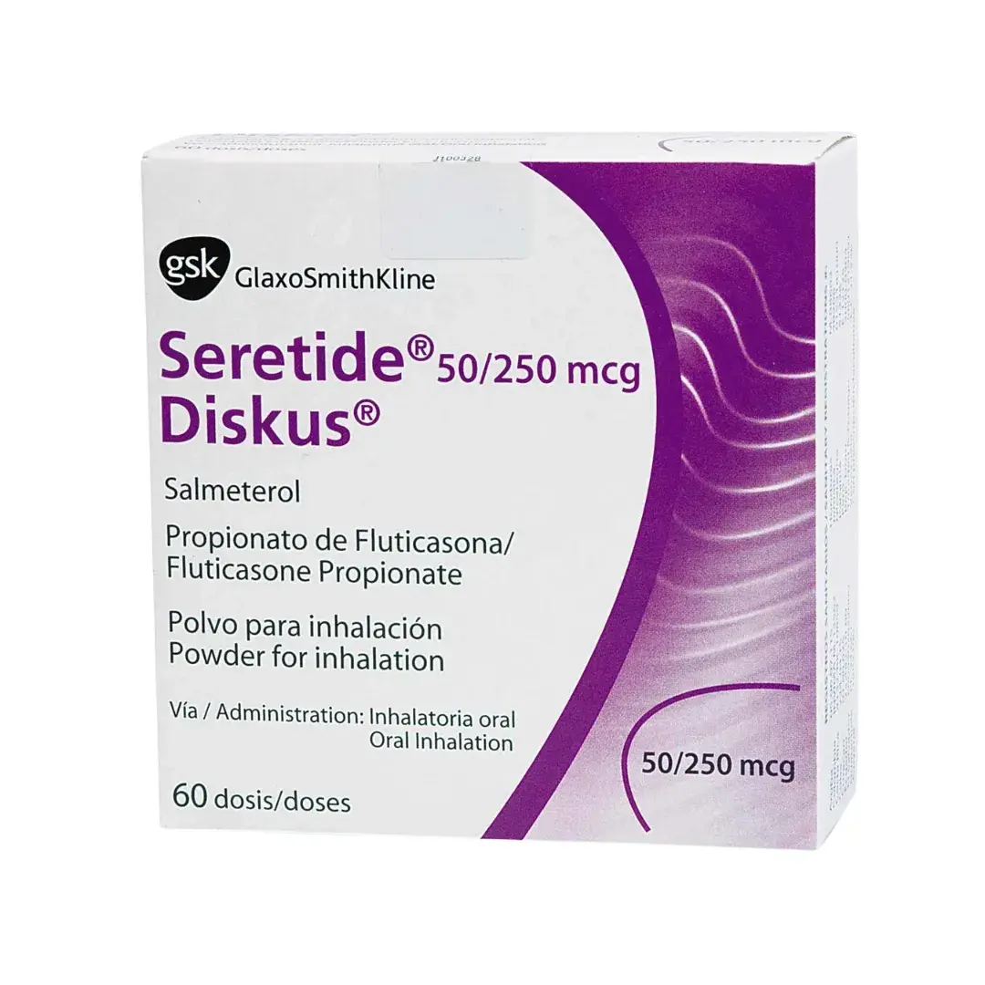 Seretide D Fluticasona + Salmeterol Suspensi?n Para Inhalaci?n 50/250 Mcg