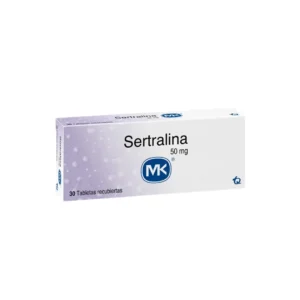 Sertralina 50 Mg 30 Tabletas Mk