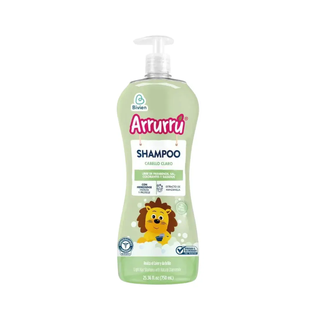 Shampoo Arrurru Cabello Claro X 750 Ml