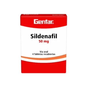 Sildenafil 50 Mg 4 Tabletas Gf