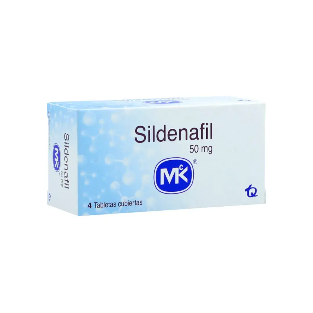 Sildenafil 50 Mg 4 Tabletas Mk