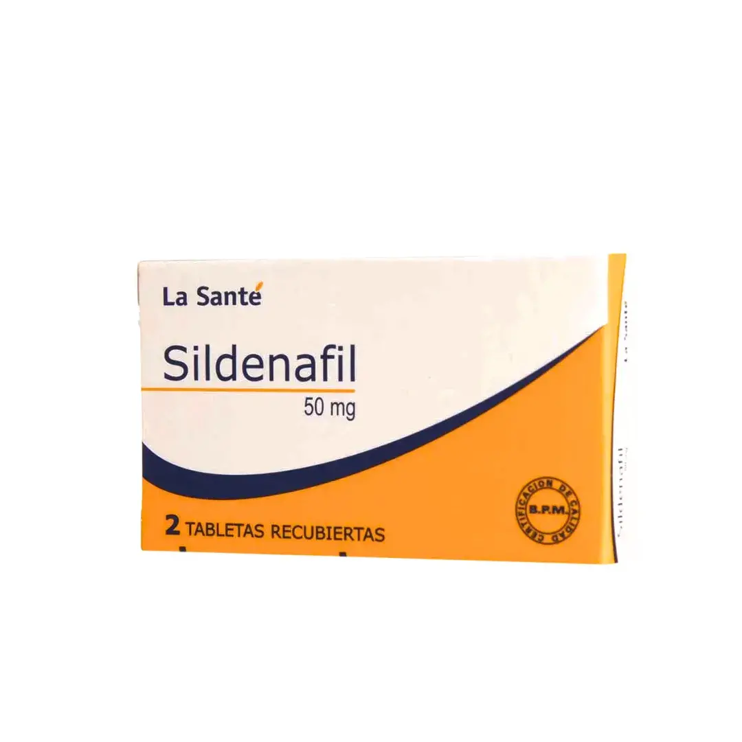 Sildenafil 50 Mg X 2 Tabletas LS
