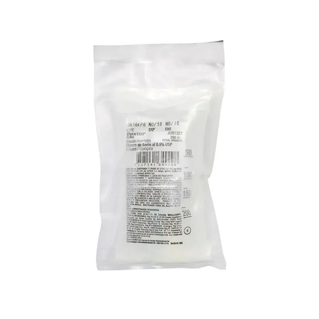 Solucion Salina 0.9% X 250 Ml Baxter