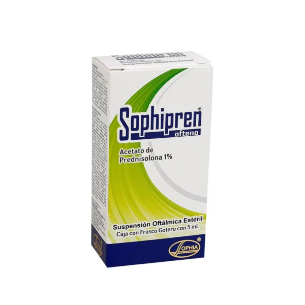 Sophipren Acetato de Prednisolona 1% Ofteno 5 Ml