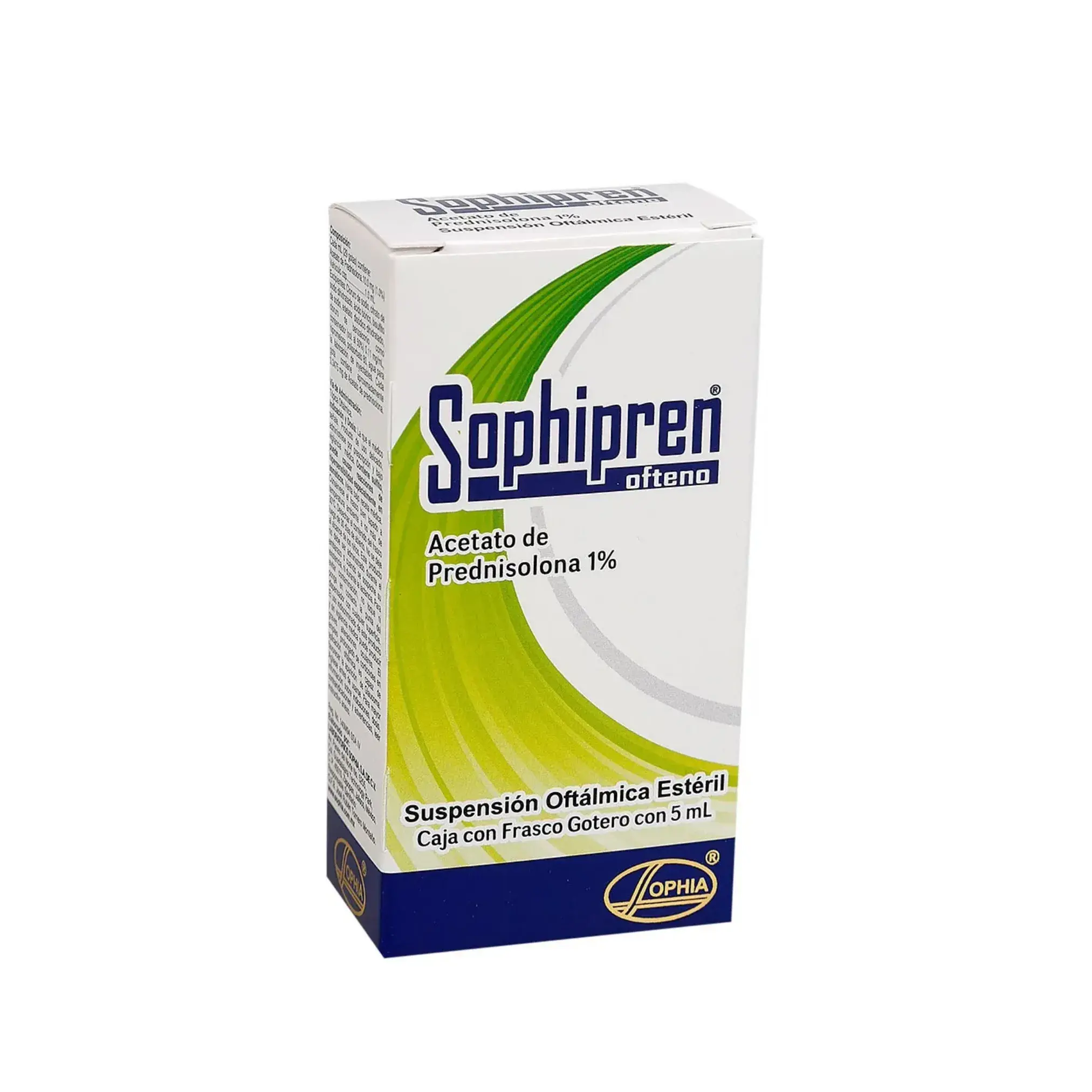 Sophipren Acetato de Prednisolona 1% Ofteno 5 Ml
