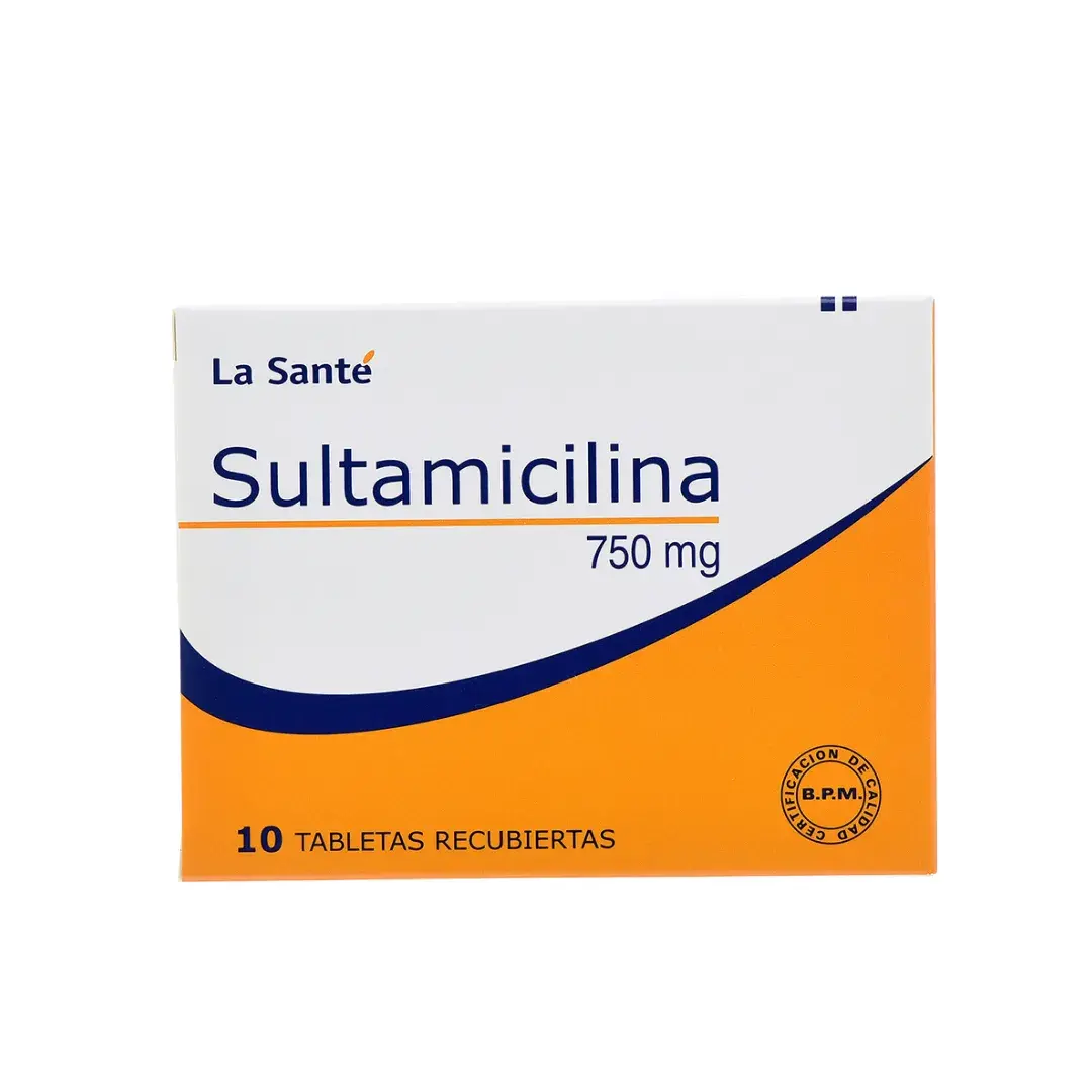 Sultamicilina 750 Mg 10 Tabletas Ls
