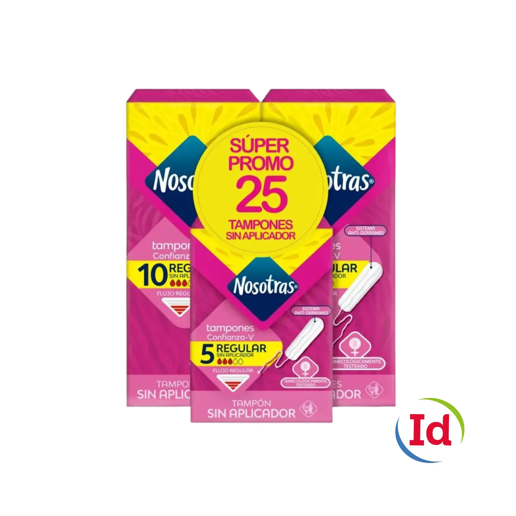 Tampnn Nosotras Digital Regular 2 x 10 Unidades + 5 Tampones Snper Oferta