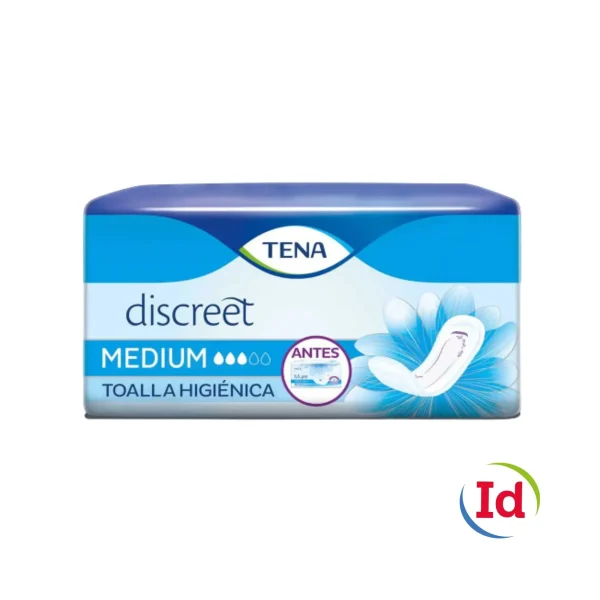 Toalla Higienica TENA Discreet Mediano X 10 Unidades