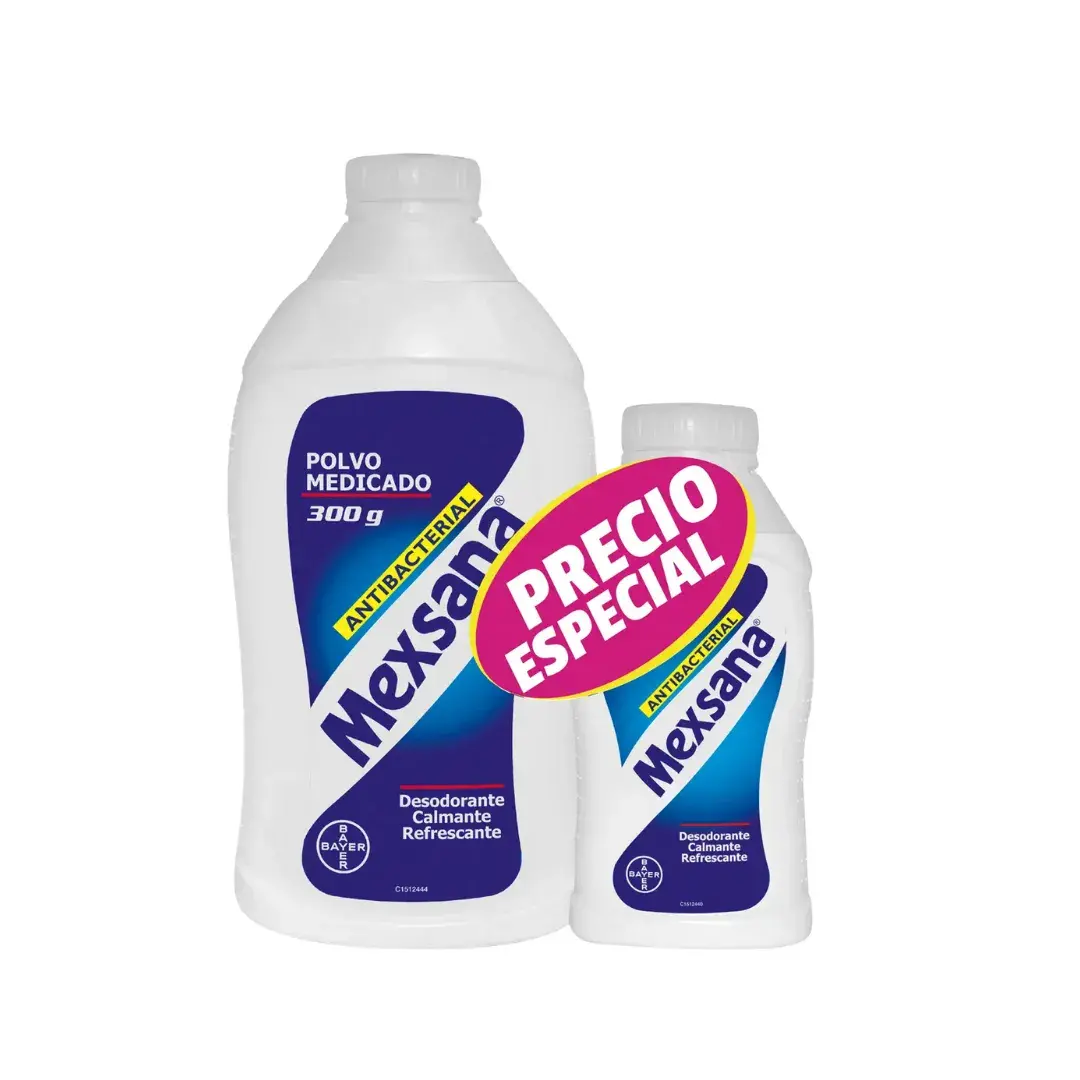 Talco Mexsana 300 Gr + Talco 85 Gr