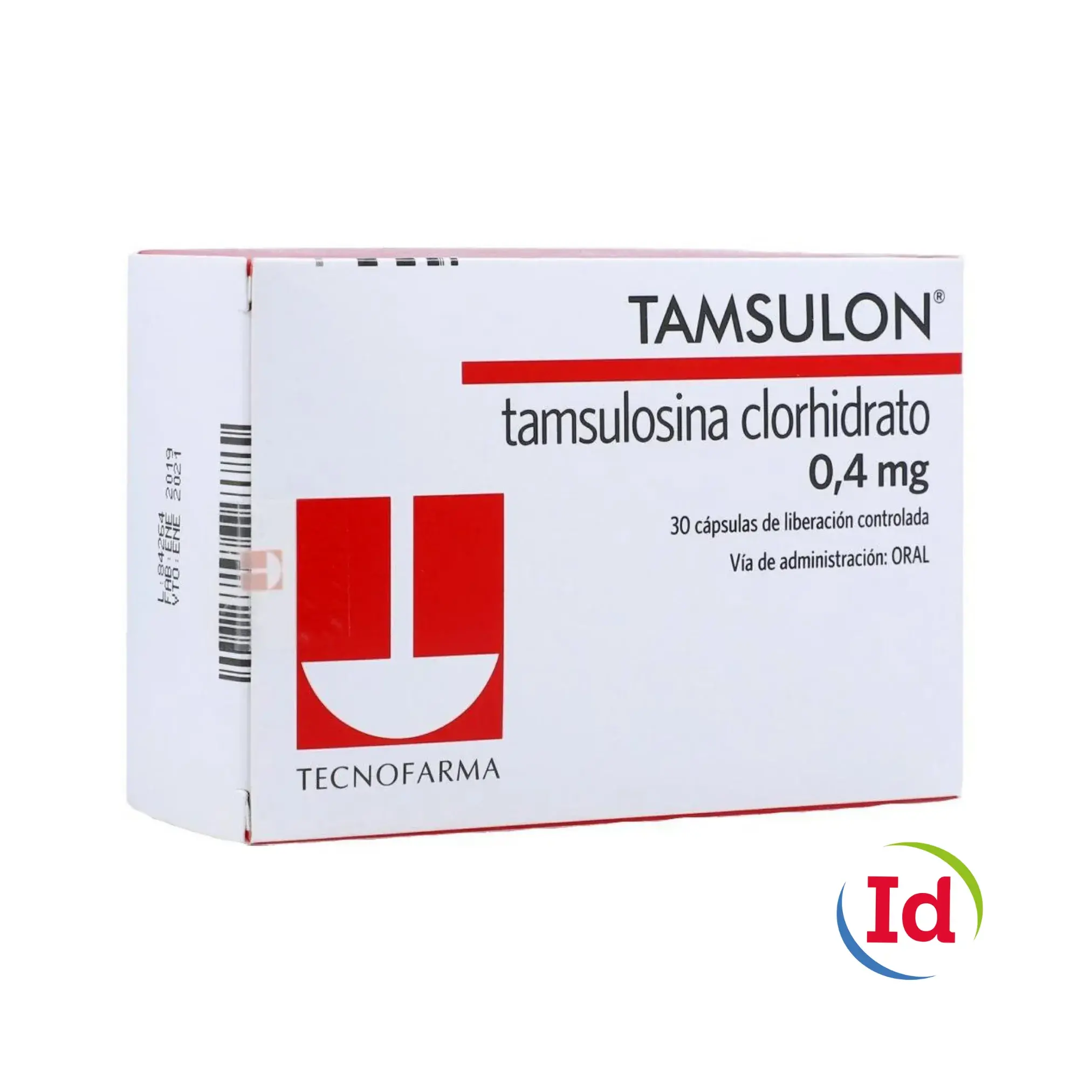 Tamsulon Clorhidrato De Tamsulosina X 30 Capsulas