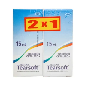 Tearsoft Carboximetilcelulosa Solucion Oftalmica 15 Ml 2X1