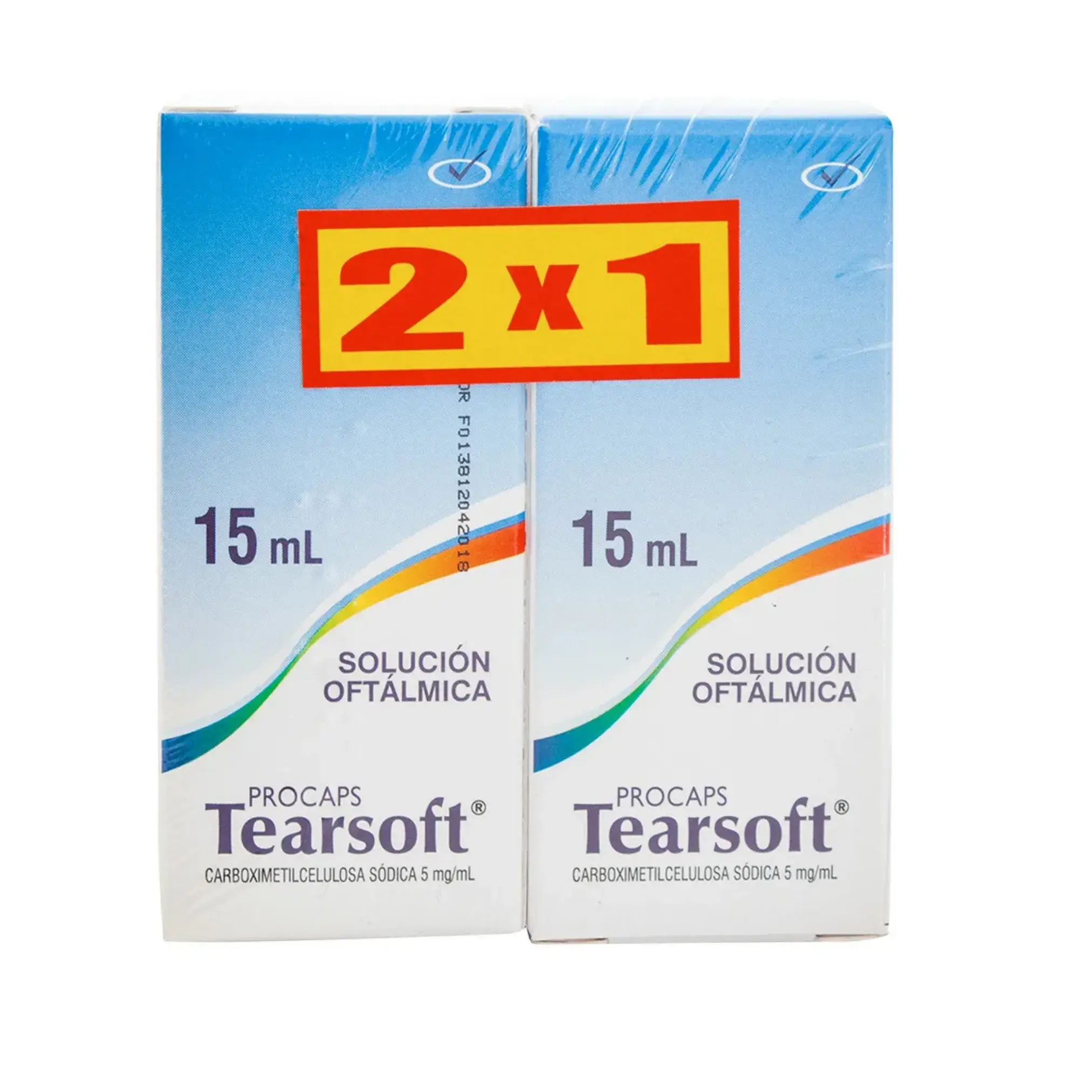Tearsoft Carboximetilcelulosa Solucion Oftalmica 15 Ml 2X1