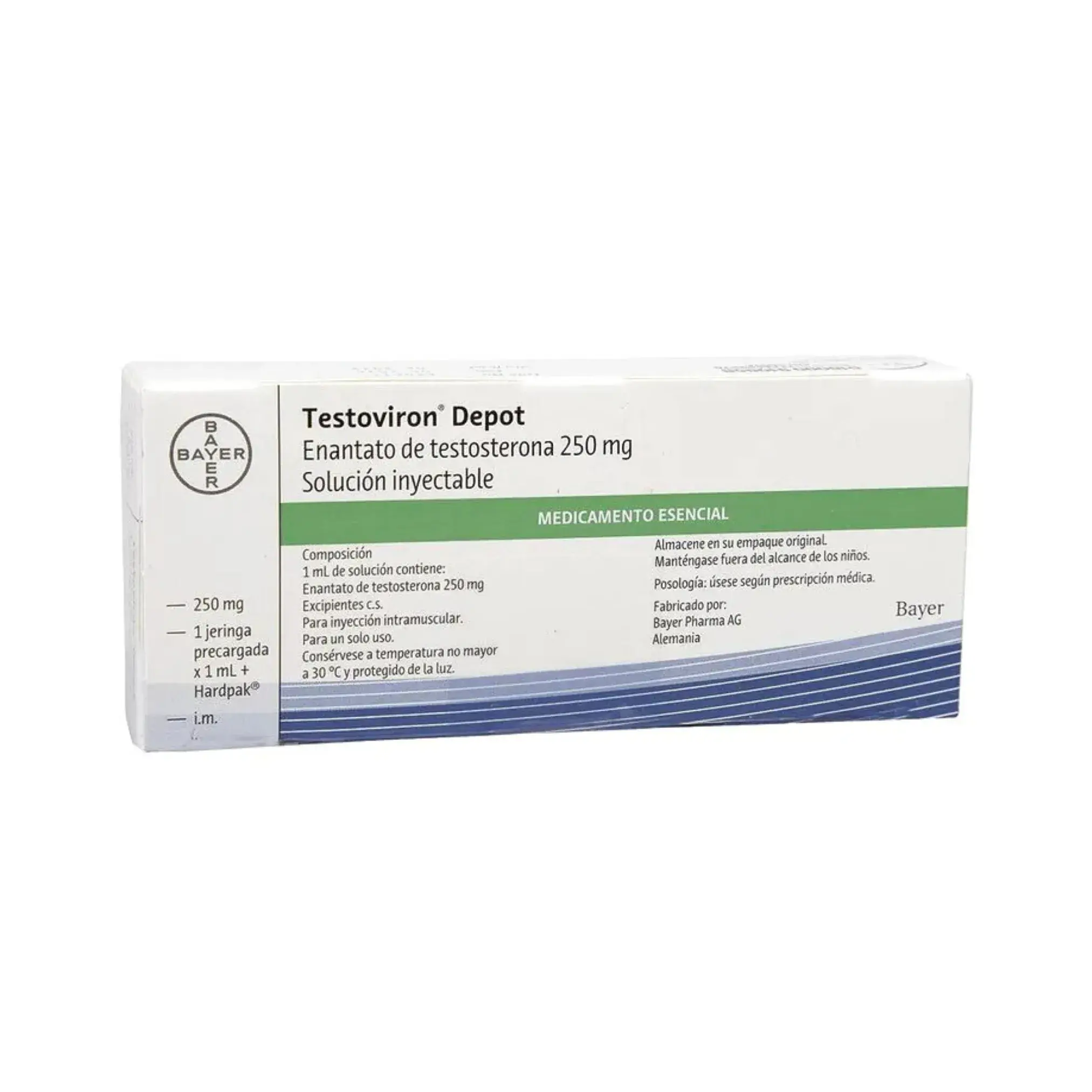 Testoviron Depot Testosterona 250 Mg 1 Amp 1Ml