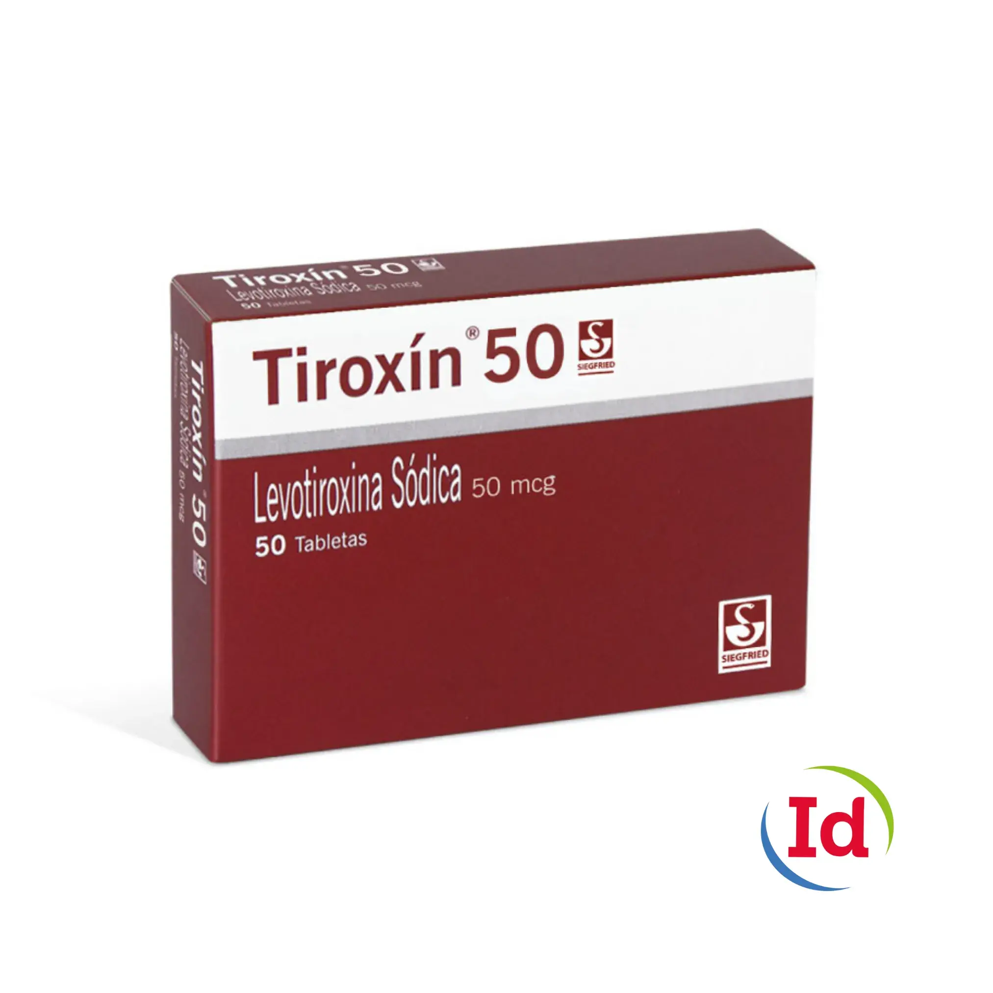 Tiroxin Levotiroxina Sodica 50 Mg 50 Tabletas
