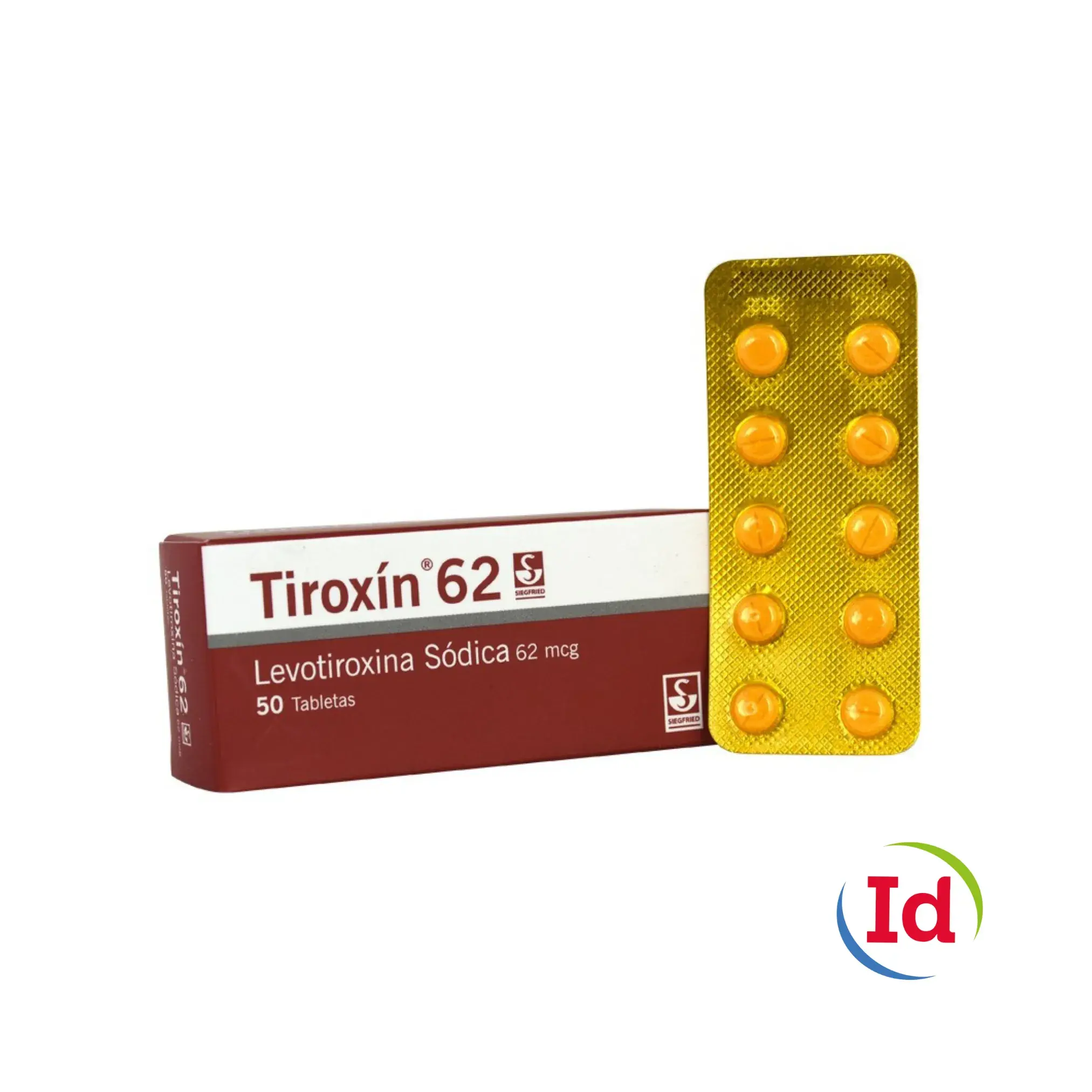 Levotiroxina 50 Mcg 50 Tabletas