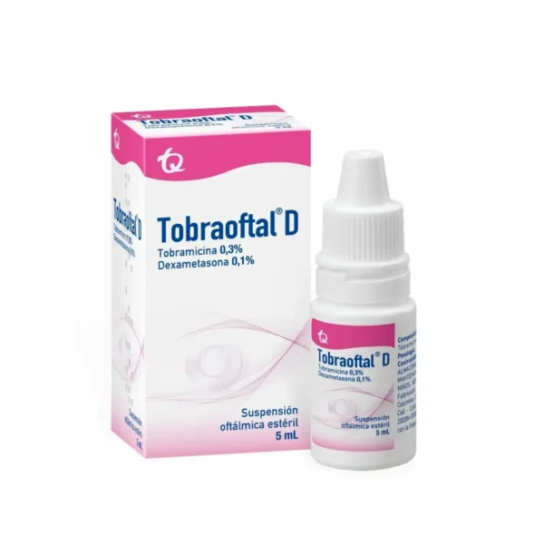 Tobraoftal D Tobramicina + Dexametasona Gotas 5 Ml