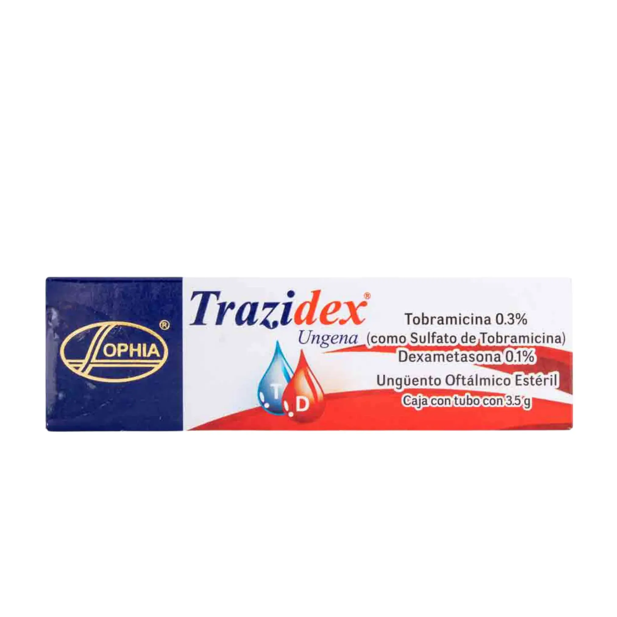 Trazidex Ungena Tobramicina + Dexametasona X 3.5 Gr