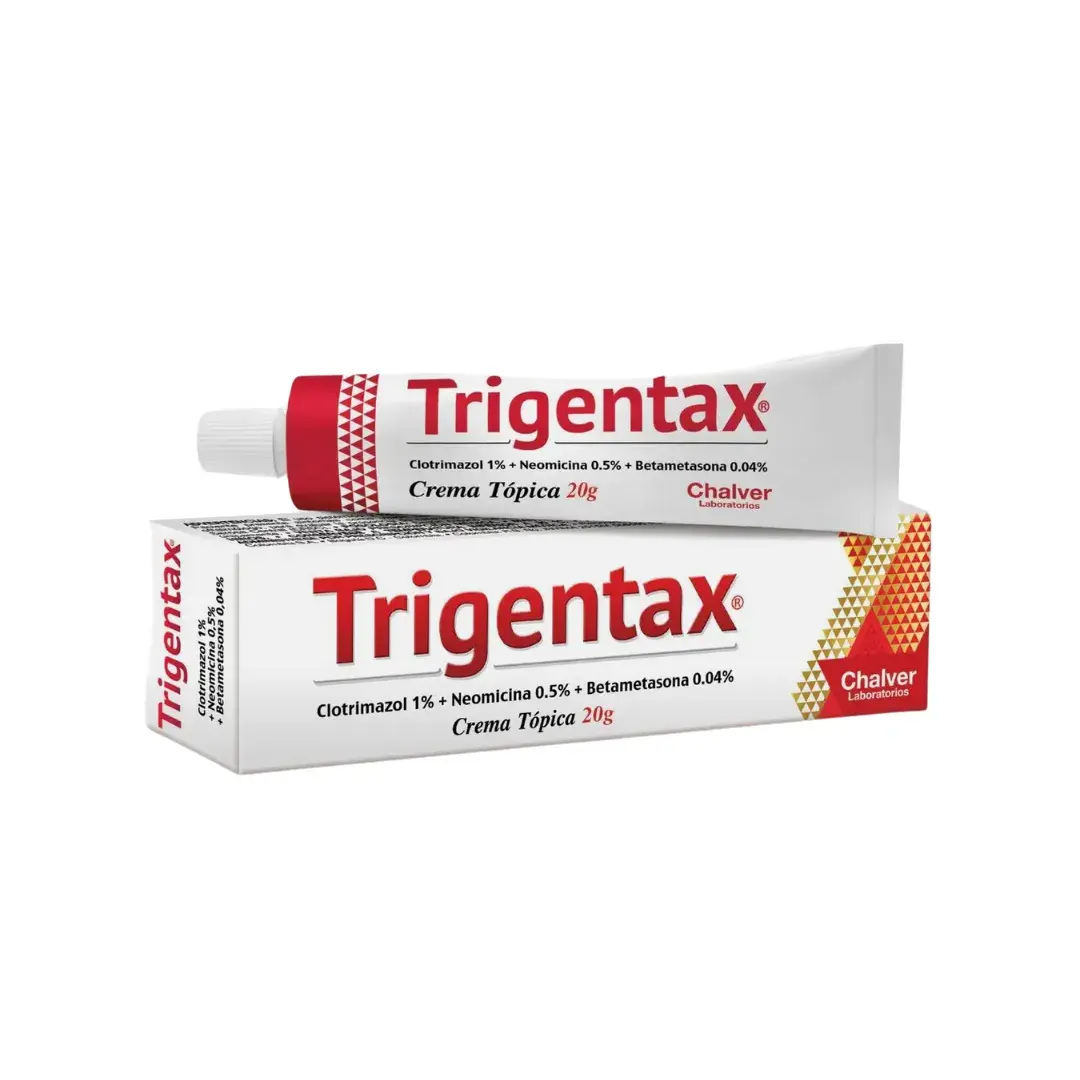 Trigentax Clotrimazol + Neomicina + Betametasona Crema 20 Gr