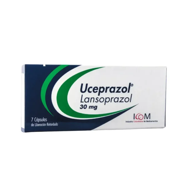Uceprazol Lansoprazol 30 Mg 7 Capsulas Icom