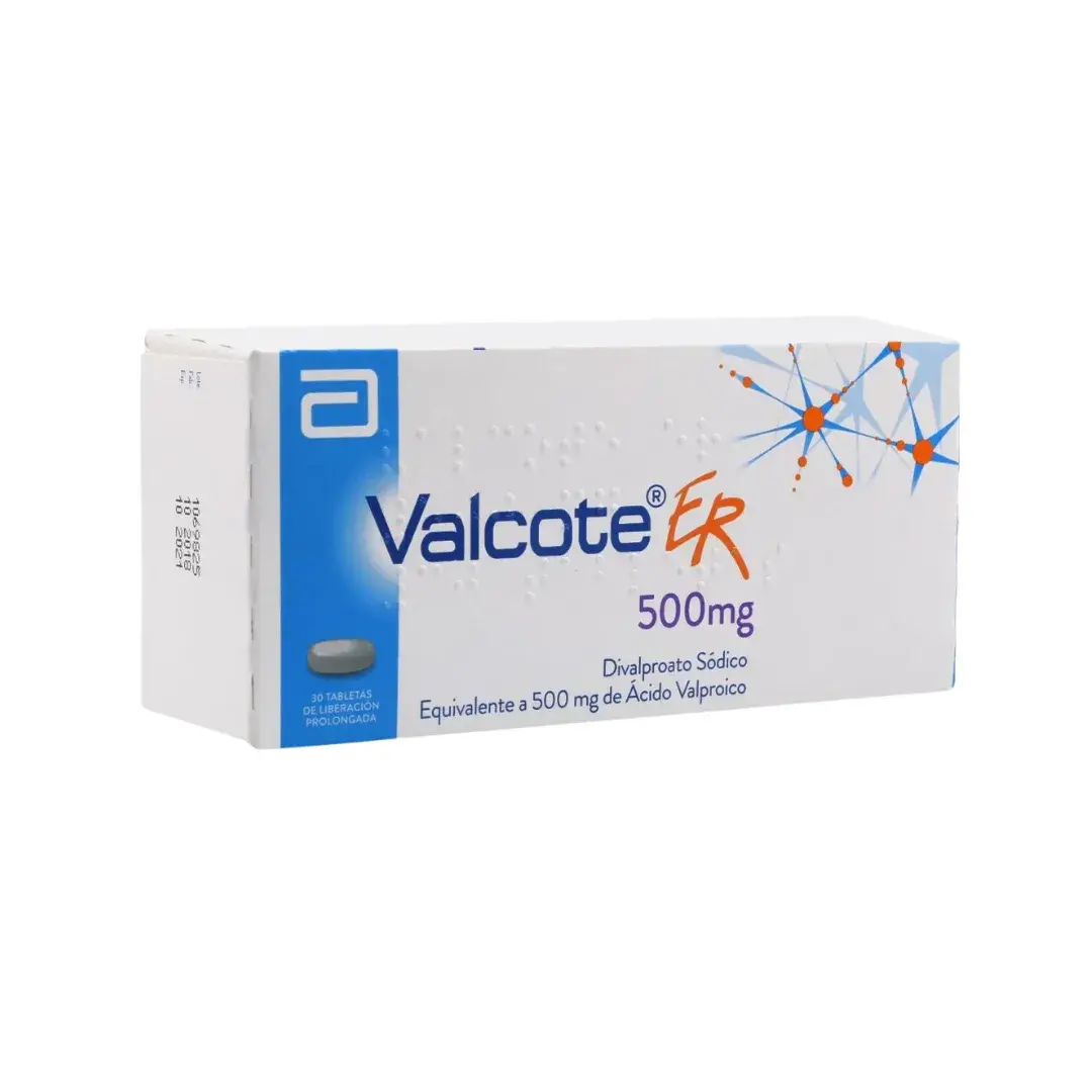 Valcote Er Acido Valproico 500Mg X 30