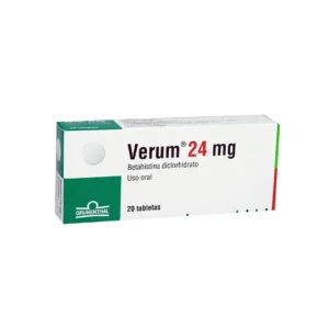Verum Betahistina Diclorhidrato 24 Mg 20 Tabletas