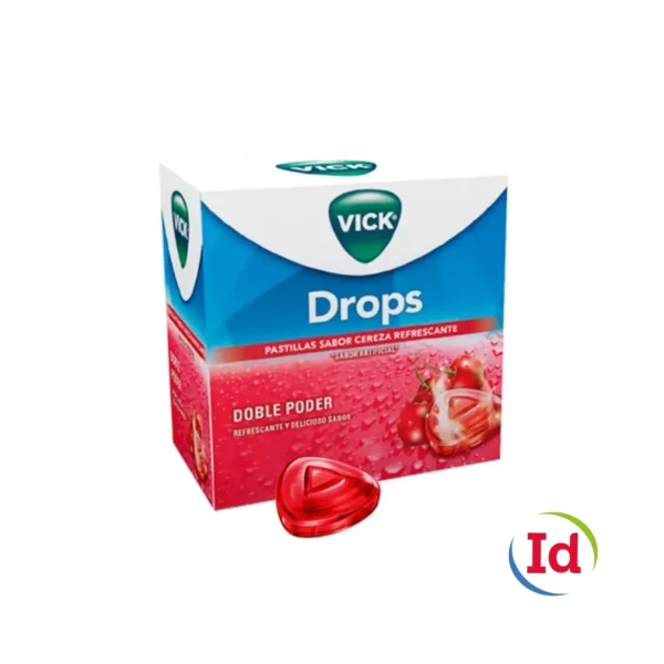 Vick Cherry Drops 24 Sobres 5 Pastillas