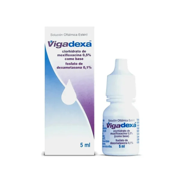 Vigadexa Moxifloxacina + Dexametasona Gotas X 5 Ml