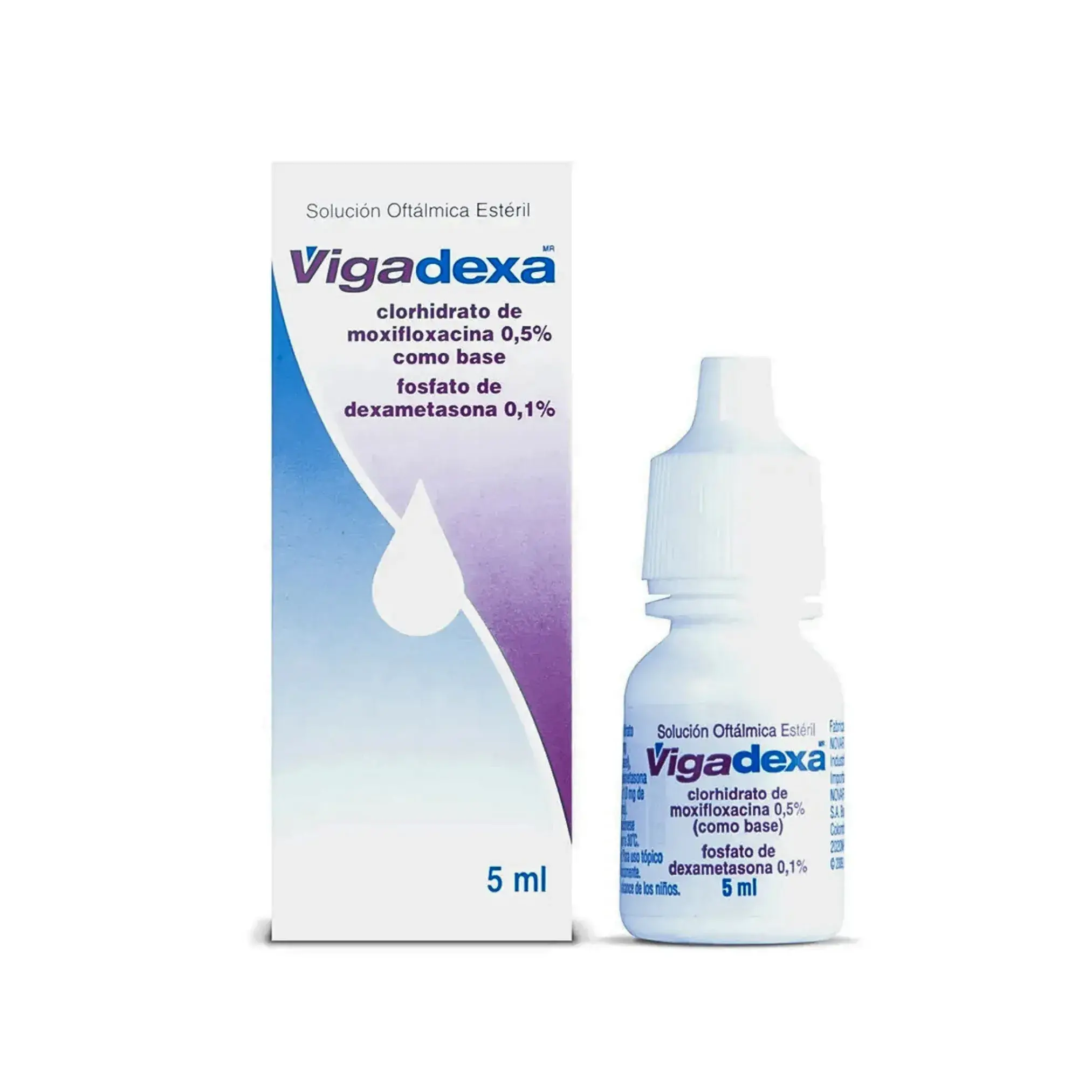 Vigadexa Moxifloxacina + Dexametasona Gotas X 5 Ml