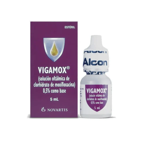Vigamox Moxifloxacino 0.5% Solucion X 5 Ml