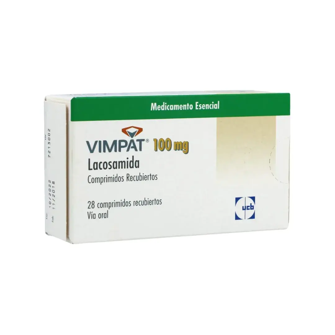 Vimpat Lacosamida 100Mg 28 Comprimidos