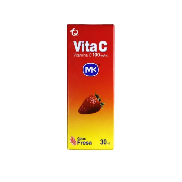 Vita C MK 100 mg Fresa Gotas X 30 Ml
