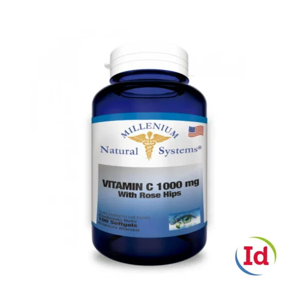 Vitamin C 1000 Mg X 60 Tabletas With Rose Hips Ns