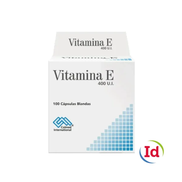 Vitamina E 400 U I 100 Capsulas Colmed