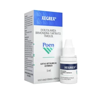 Xegrex Brimonidina + Dorzolamida + Timolol X 5 Ml