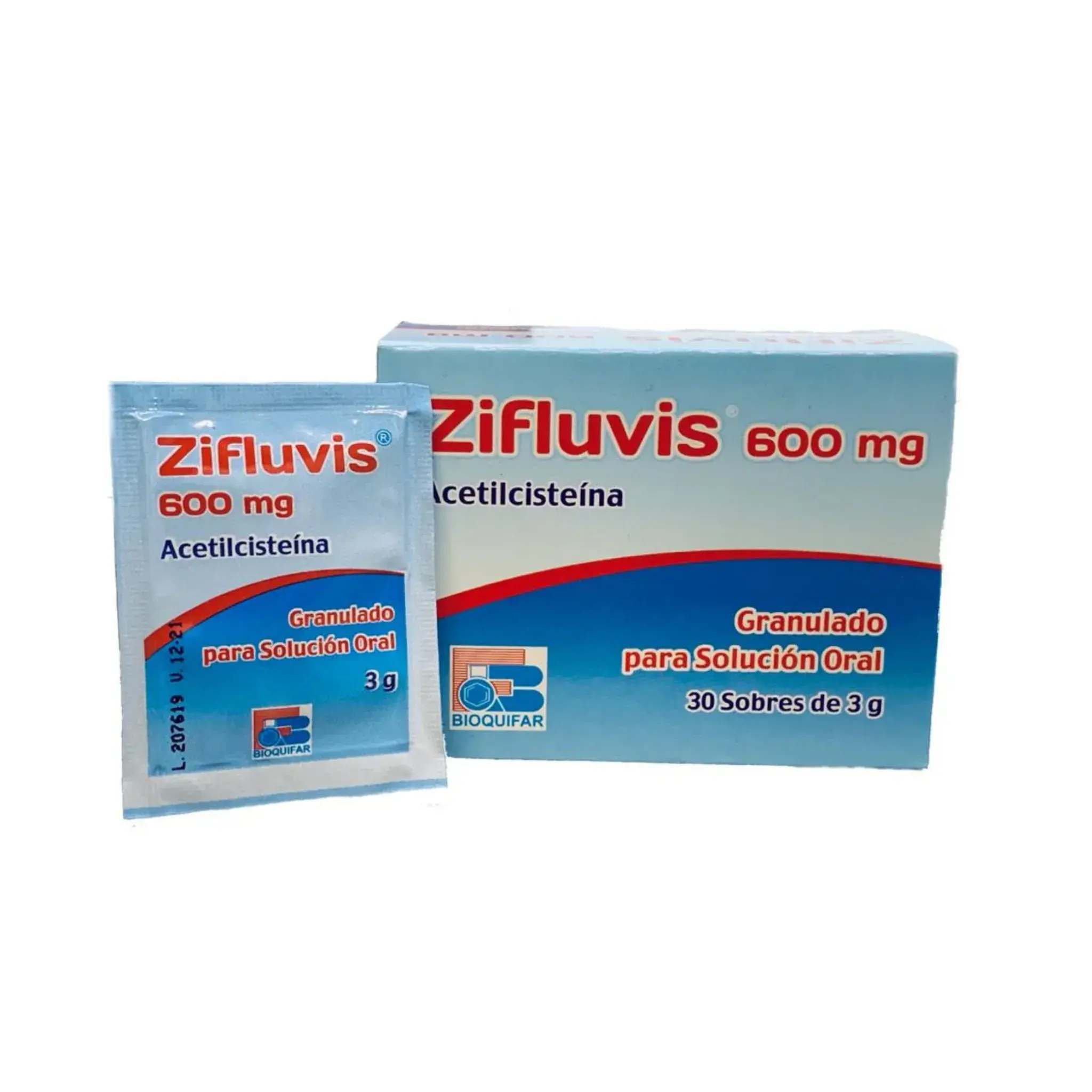 Zifluvis Acetilcisteina 600 Mg X 30 Sobres
