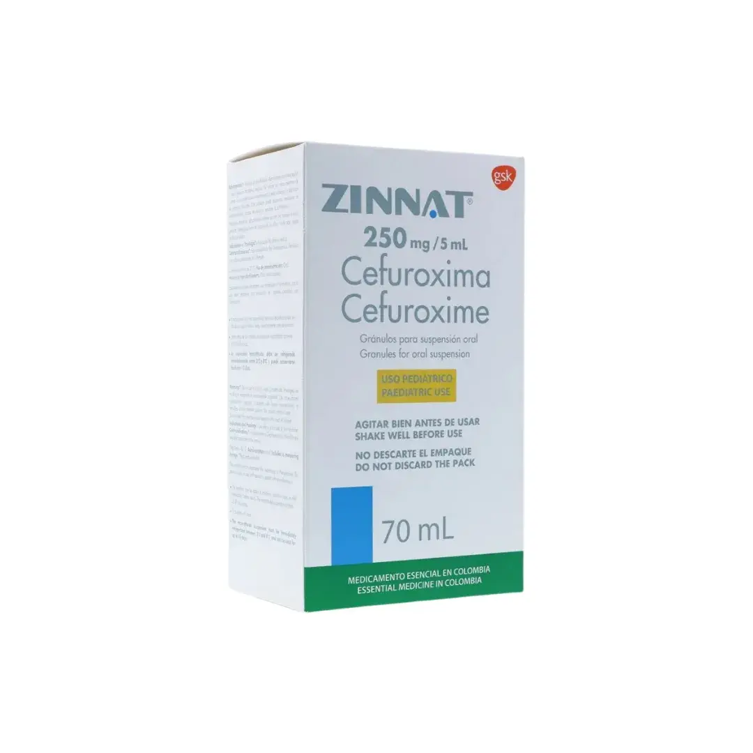 Zinnat Cefuroxima 250 Mg Suspension70 Ml