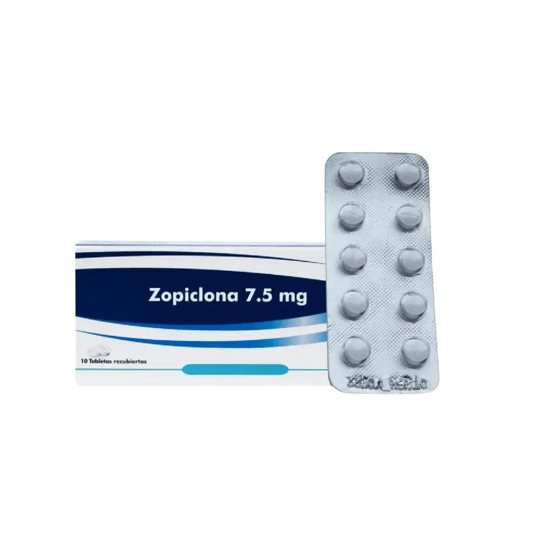 Zopiclona 7.5 Mg 10 Tabletas Hp