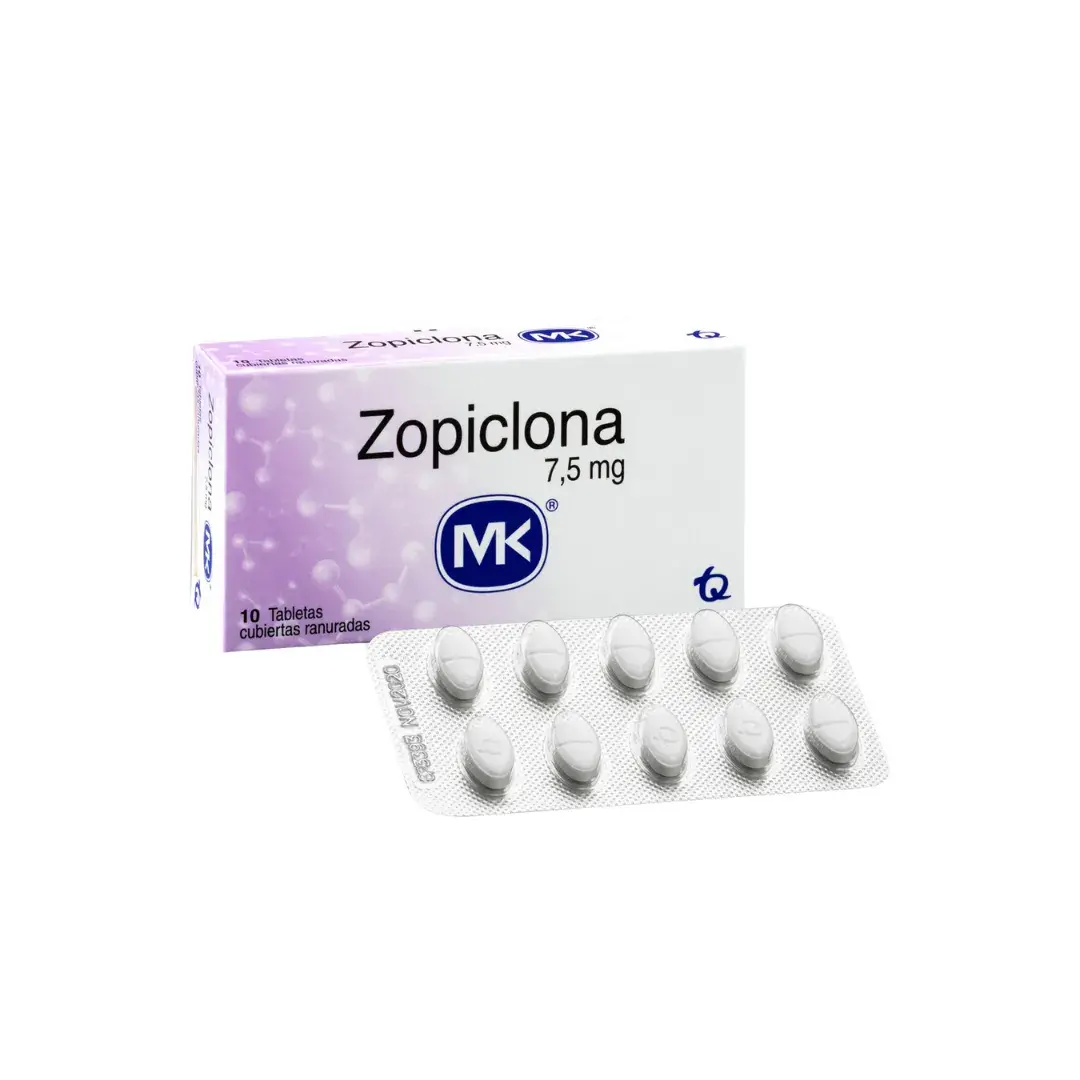 Zopiclona 7.5 Mg 10 Tabletas Mk