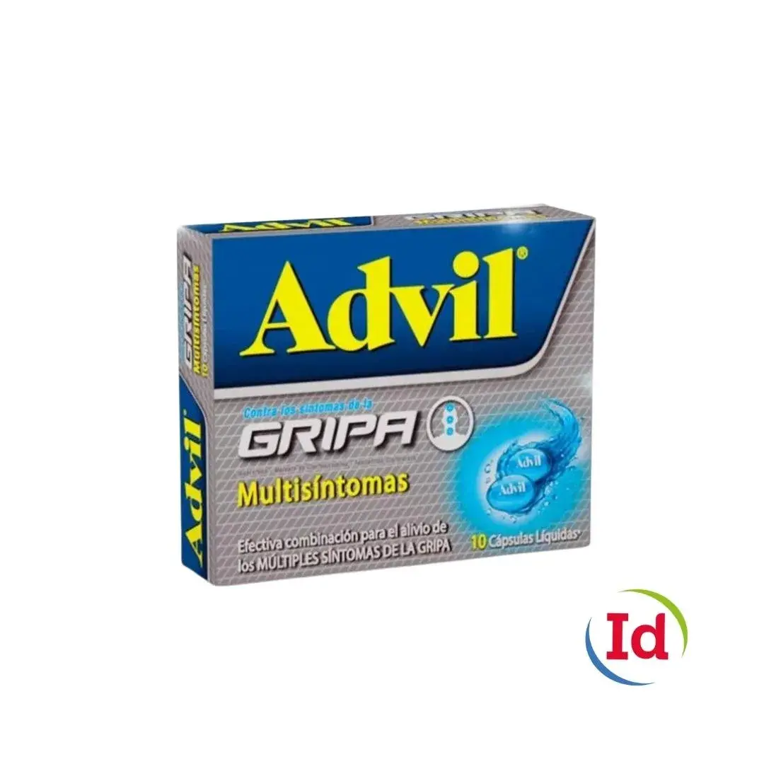 advil gripa 10 capsulas