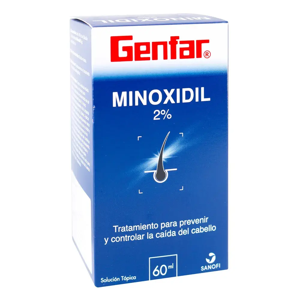 Minoxidil 2% locion 60 mililitros gf
