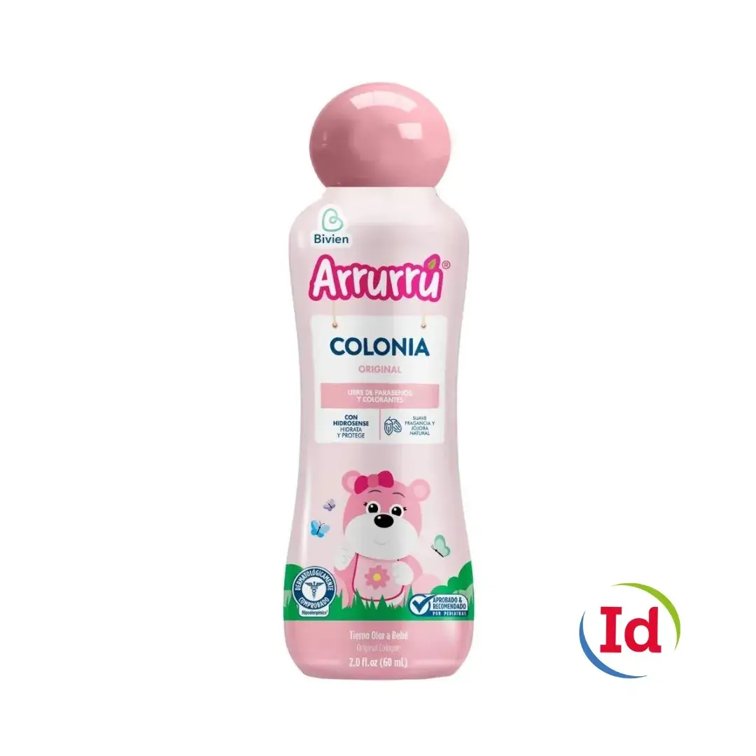 colonia arrurru naturals rosada 60 ml